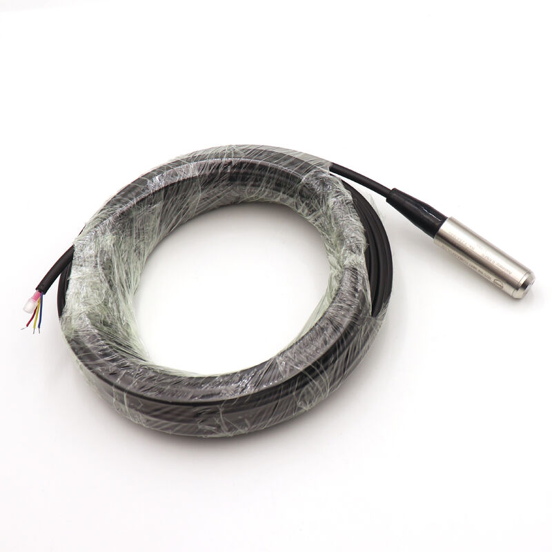 Capteur de niveau d'eau liquide 4-20mA 0-10V RS485 500m pour puits, forage, carburant, submersible