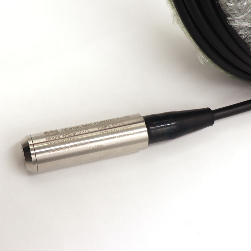 Capteur de niveau d'eau liquide 4-20mA 0-10V RS485 500m pour puits, forage, carburant, submersible