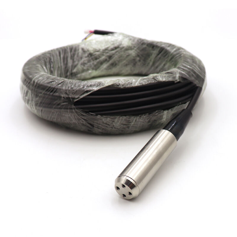 Capteur de niveau d'eau liquide 4-20mA 0-10V RS485 500m pour puits, forage, carburant, submersible