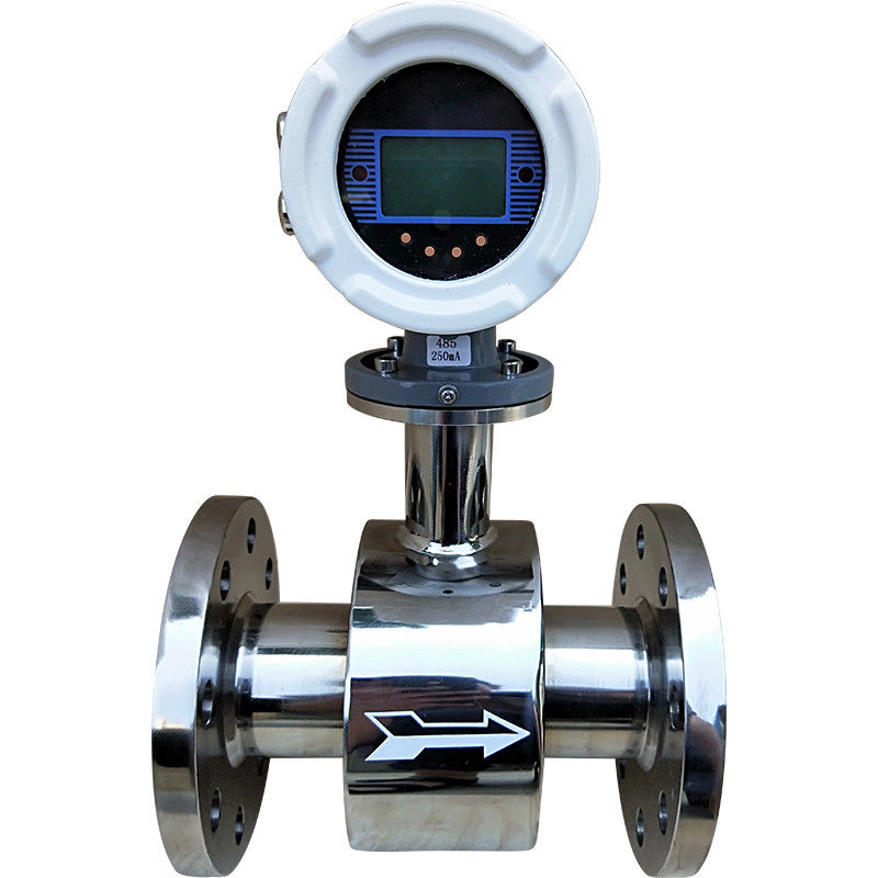 Type compteur de débit SST 1Cr18Ni9Ti de turbine d'IP65 IP68 fondant le matériel de bride