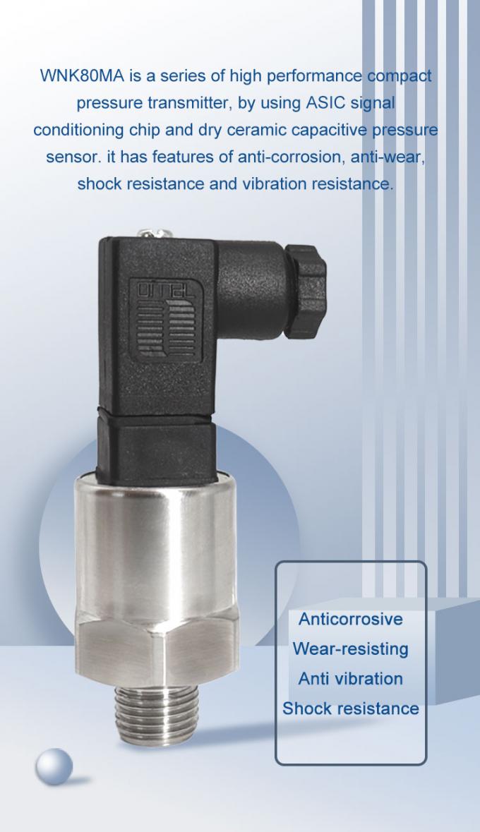 0.5-4.5V 1-5V 4-20ma I2C a adapté la Chine aux besoins du client Mini Water Air Pressure Sensor pour la pression de combustion