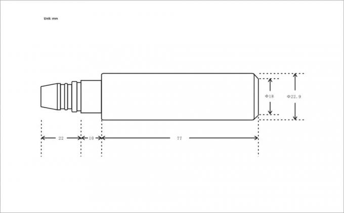 Émetteur liquide de capteur de niveau de remise en jeu de câble d'acier inoxydable pour le conteneur ouvert
